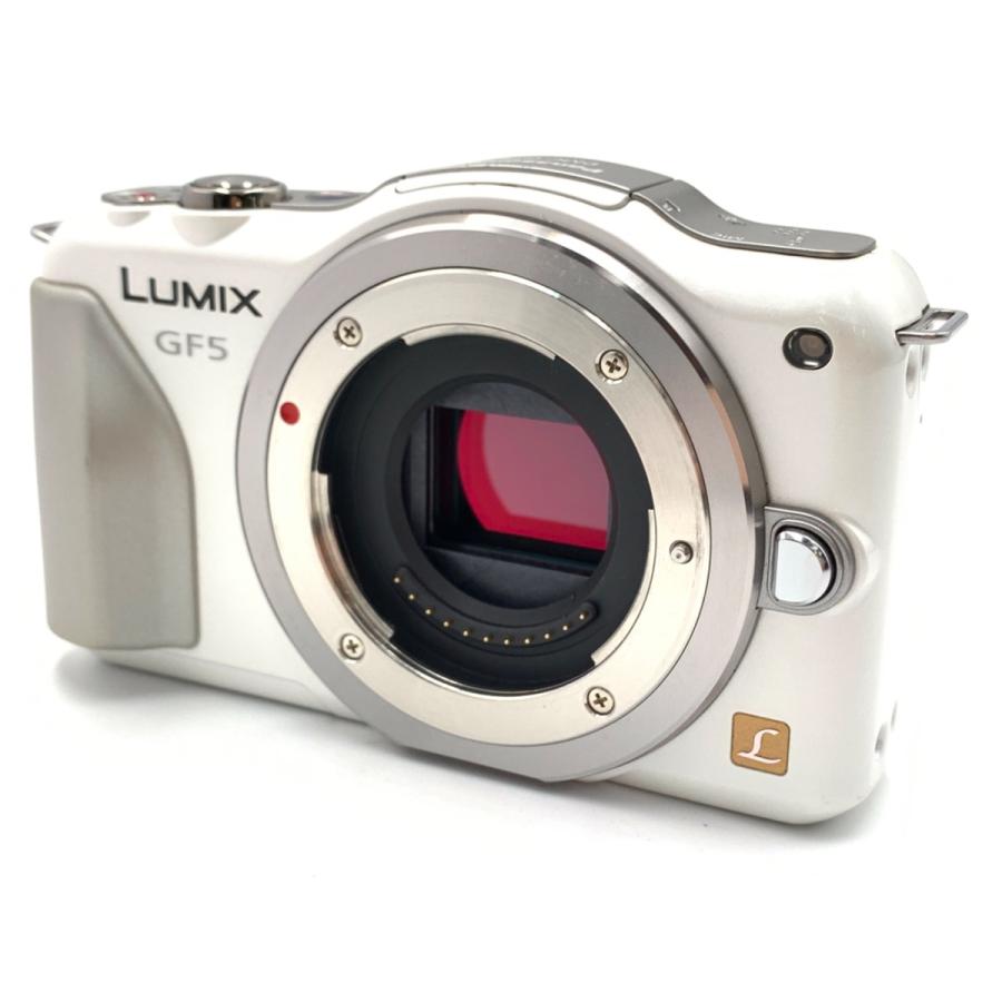 中古】 【並品】 パナソニック LUMIX DMC-GF5-W ボディ シェルホワイト 