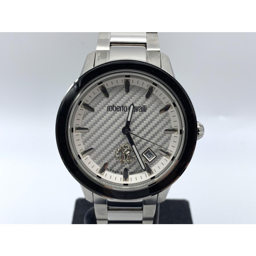 中古】 【美品】 ロベルトカヴァリBYフランクミュラー クォーツ 
