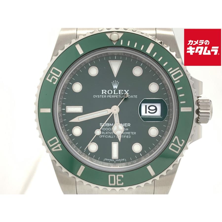 中古】 【美品】 ロレックス(ROLEX) サブマリーナー デイト グリーン 