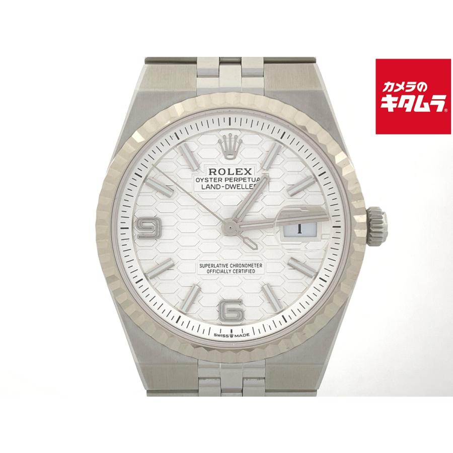 中古】 【美品】 ロレックス(ROLEX) ランドドゥエラー 36 ホワイト