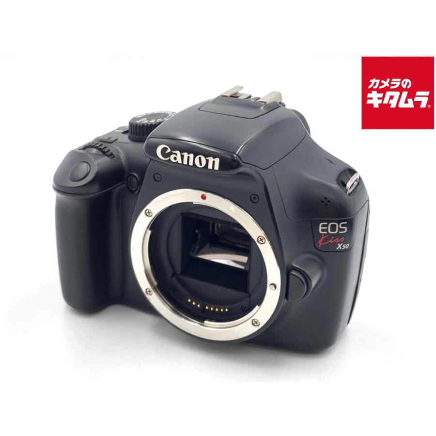 中古】 【並品】 キヤノン EOS Kiss X50 ボディ ブラック : カメラの