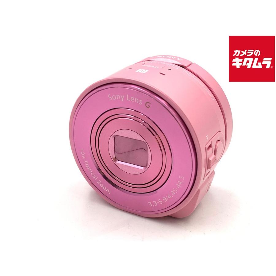 中古】 【並品】 ソニー Cyber-shot DSC-QX10 P ピンク : カメラの 
