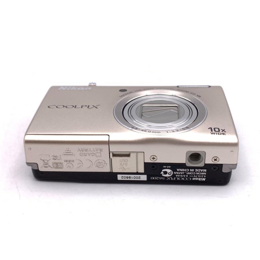 中古】 【難あり品】 ニコン COOLPIX S6200 プラチナシルバー : カメラ