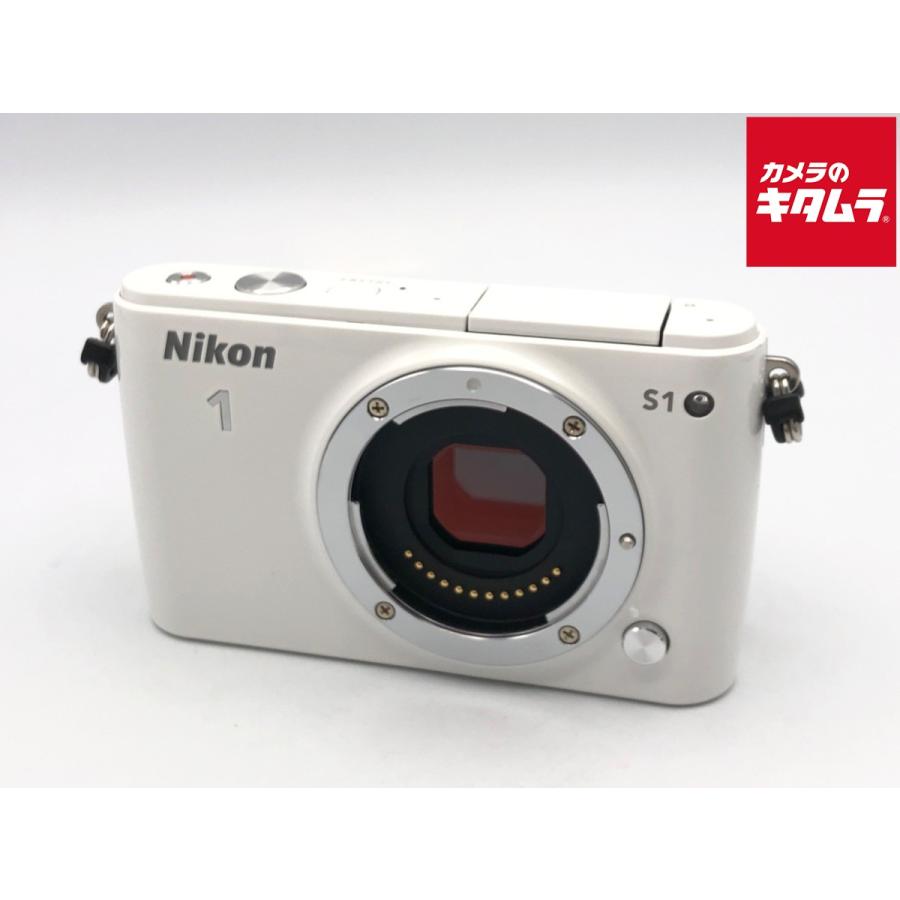 中古】 【並品】 ニコン Nikon1 S1 ボディ ホワイト : カメラの