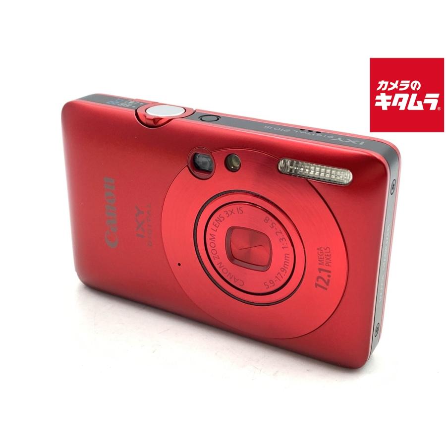 中古】 【良品】 キヤノン IXY DIGITAL 210IS レッド : カメラの 