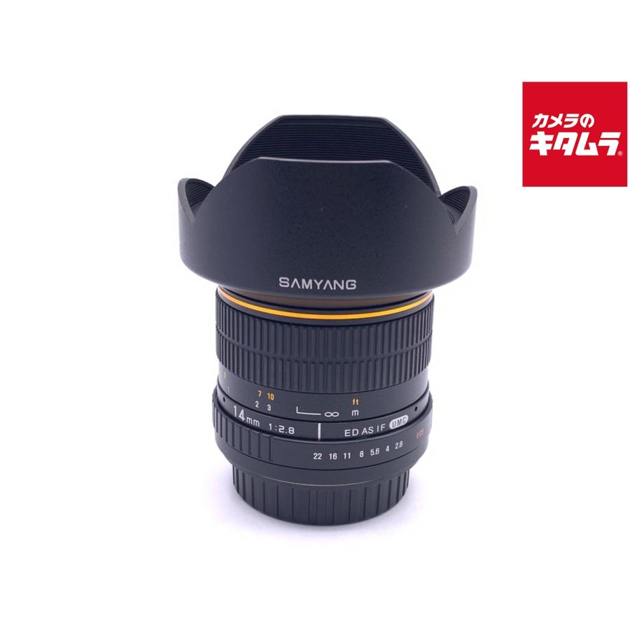 中古】 【良品】 サムヤン 14mm F2.8 ED AS IF UMC キヤノンEF 