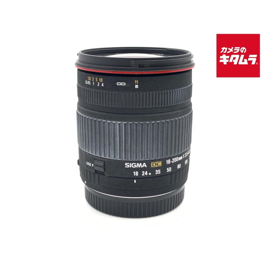 中古】 【並品】 シグマ 18-200mm F3.5-6.3 DC キヤノン用 : カメラの