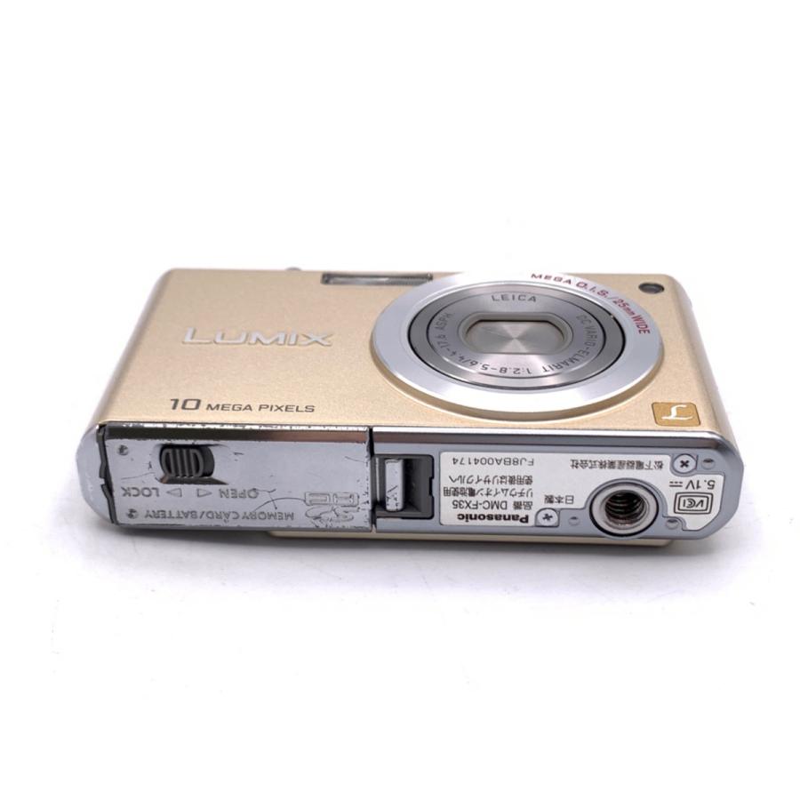 中古】 【良品】 パナソニック LUMIX DMC-FX35-N グロスゴールド