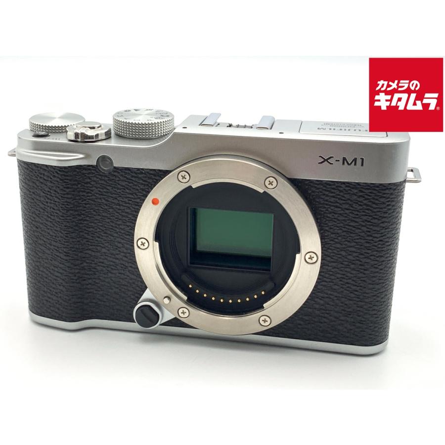 中古】 【良品】 フジフイルム X-M1 ボディ シルバー : カメラの