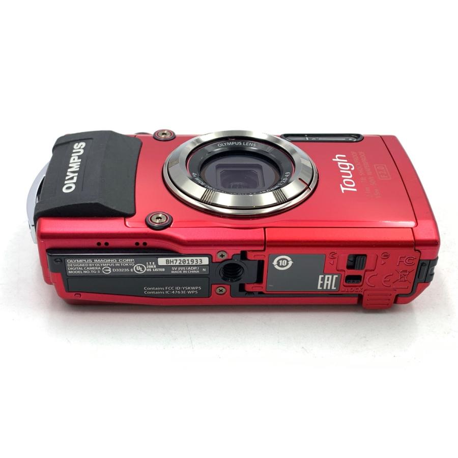 中古】 【良品】 オリンパス STYLUS TG-3 Tough RED レッド : カメラの