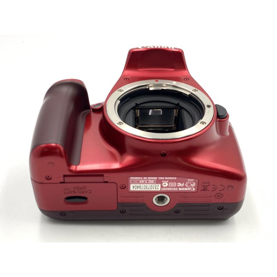 中古】 【並品】 キヤノン EOS Kiss X50 ボディ レッド : カメラの
