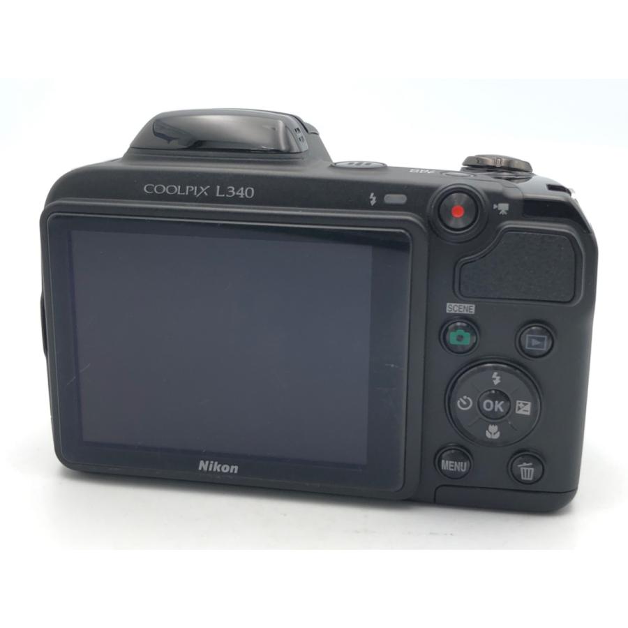 【美品】Nikon COOLPIX L340 ブラック　動作確認済 ニコン（Nikon） 【中古】 【並品】 COOLPIX L340 【2016万画素
