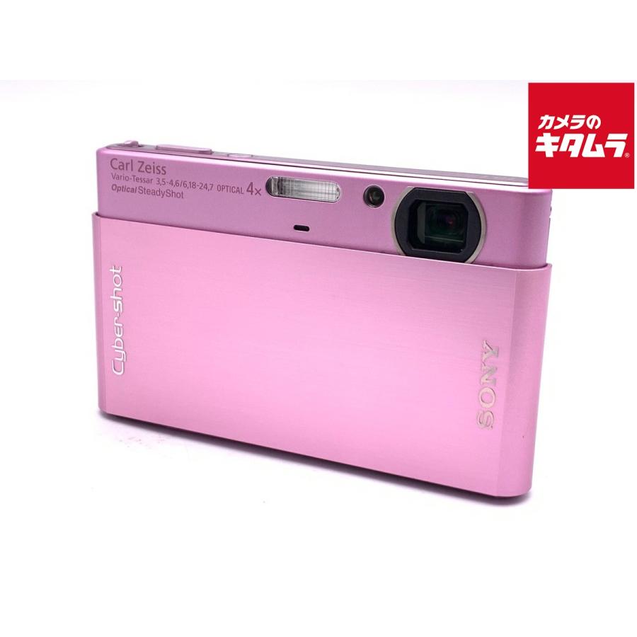 極美品 SONY Cyber-shot DSC-T77 ピンク 動作品 元箱付 中古】 【良品】 ソニー Cyber-shot DSC-T77 ピンク : カメラの
