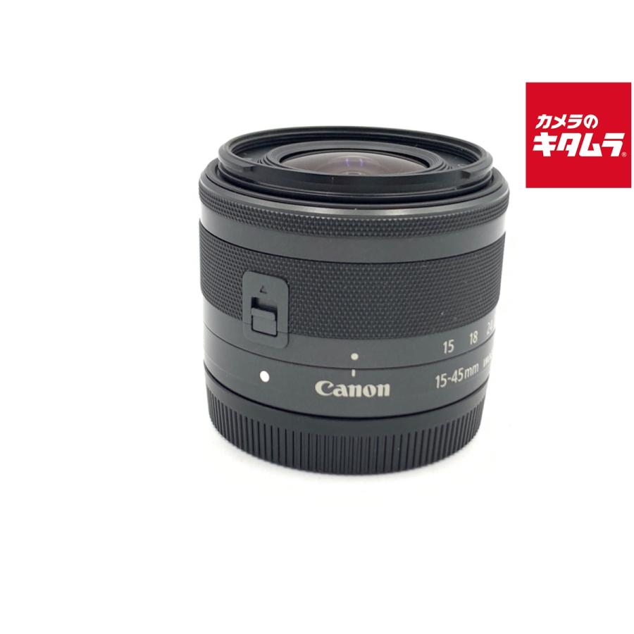 中古】 【良品】 キヤノン EF-M15-45mm F3.5-6.3 IS STM グラファイト
