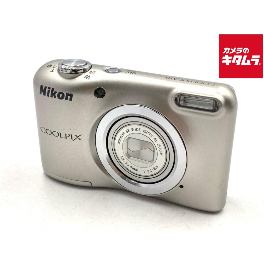 【美品】Nikon COOLPIX A10 シルバー 動作品 中古】 【並品】 ニコン COOLPIX A10 シルバー : カメラのキタムラ