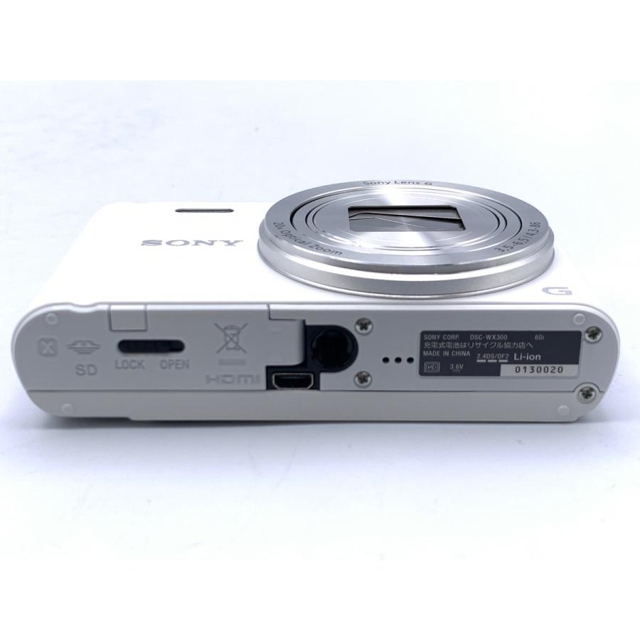 中古】 【並品】 ソニー Cyber-shot DSC-WX300 W ホワイト : カメラの