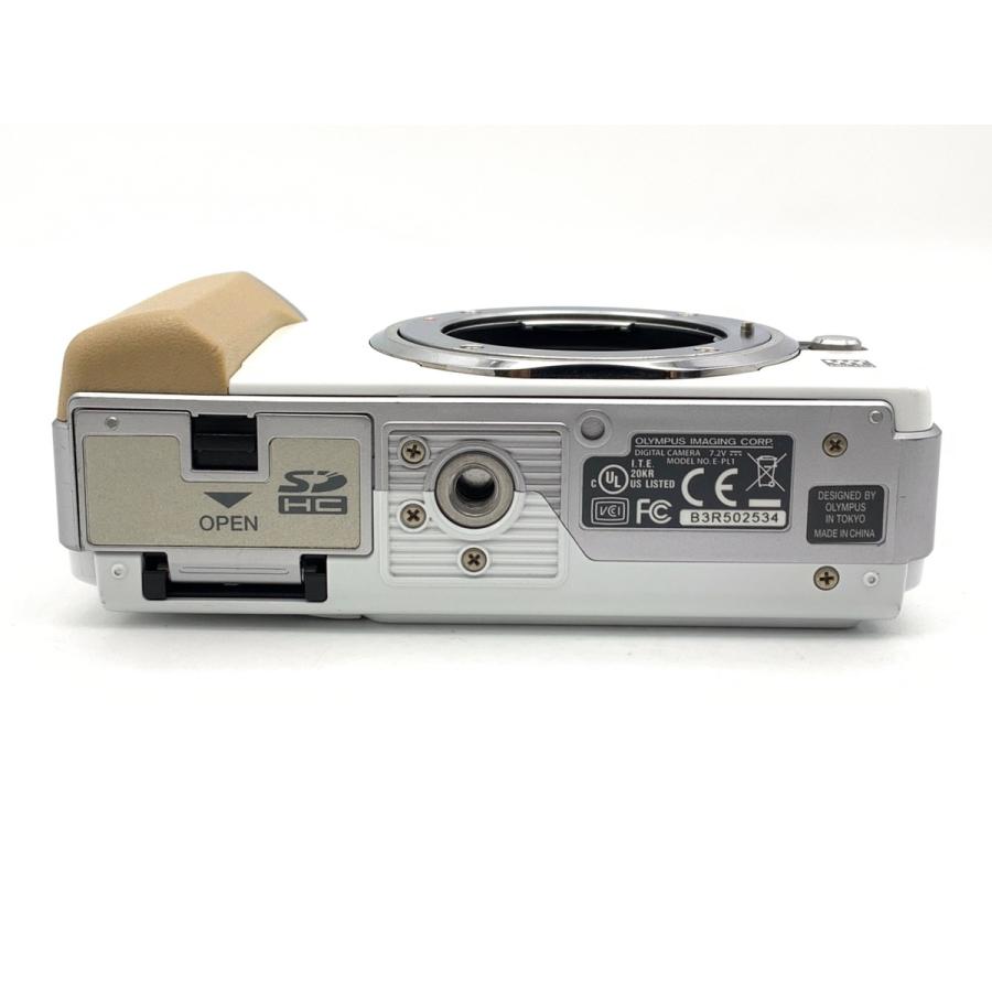 中古】 【難あり品】 オリンパス PEN Lite E-PL1 ボディ ホワイト