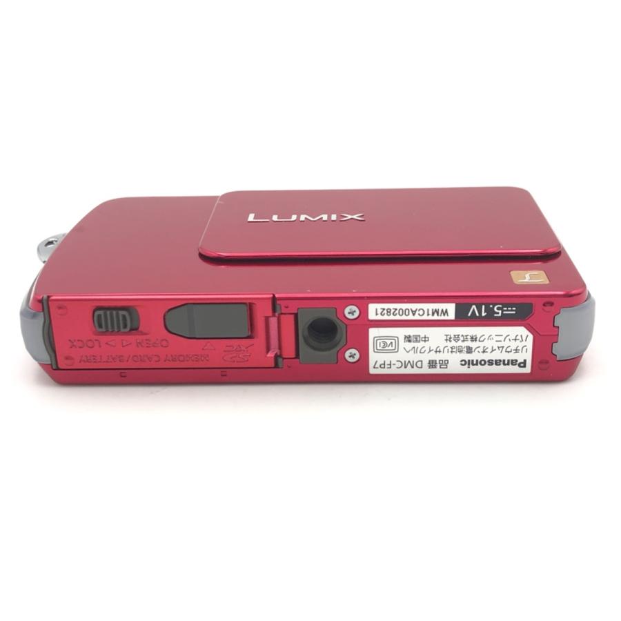 中古】 【並品】 パナソニック LUMIX DMC-FP7 レッド : カメラの
