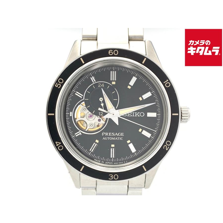 中古】 【並品】 セイコー プレザージュ ブラック SARY191/4R39-00Z0