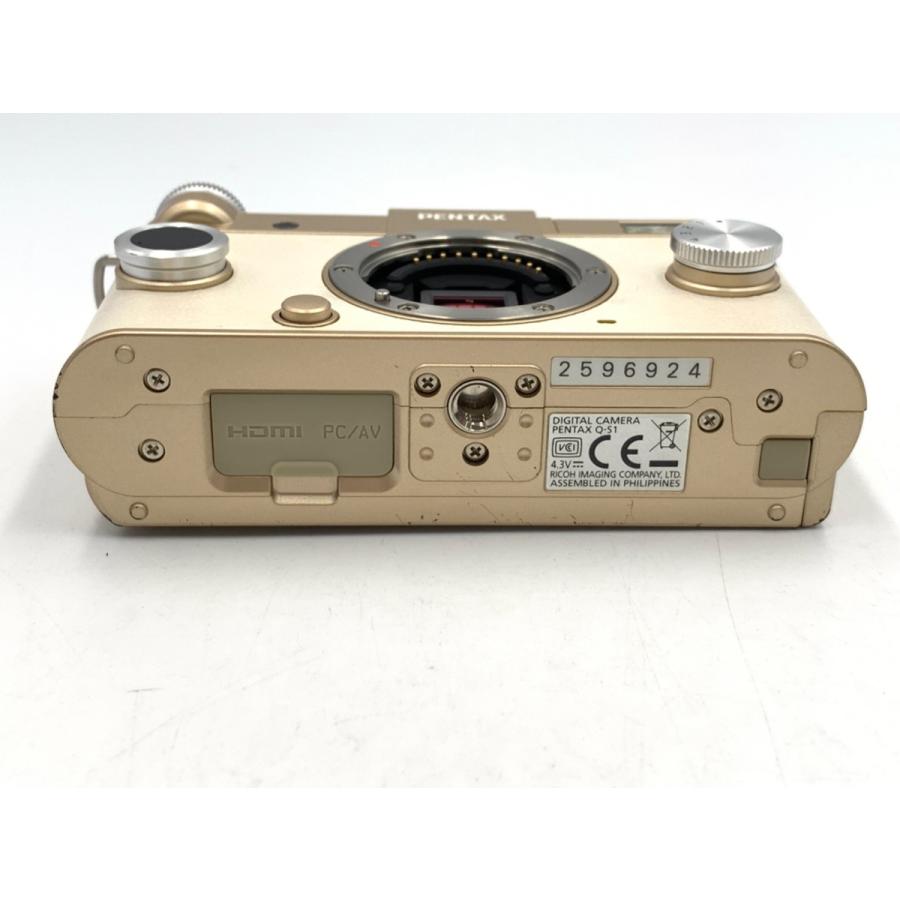 中古】 【良品】 ペンタックス Q-S1 ボディキット シャンパンゴールド