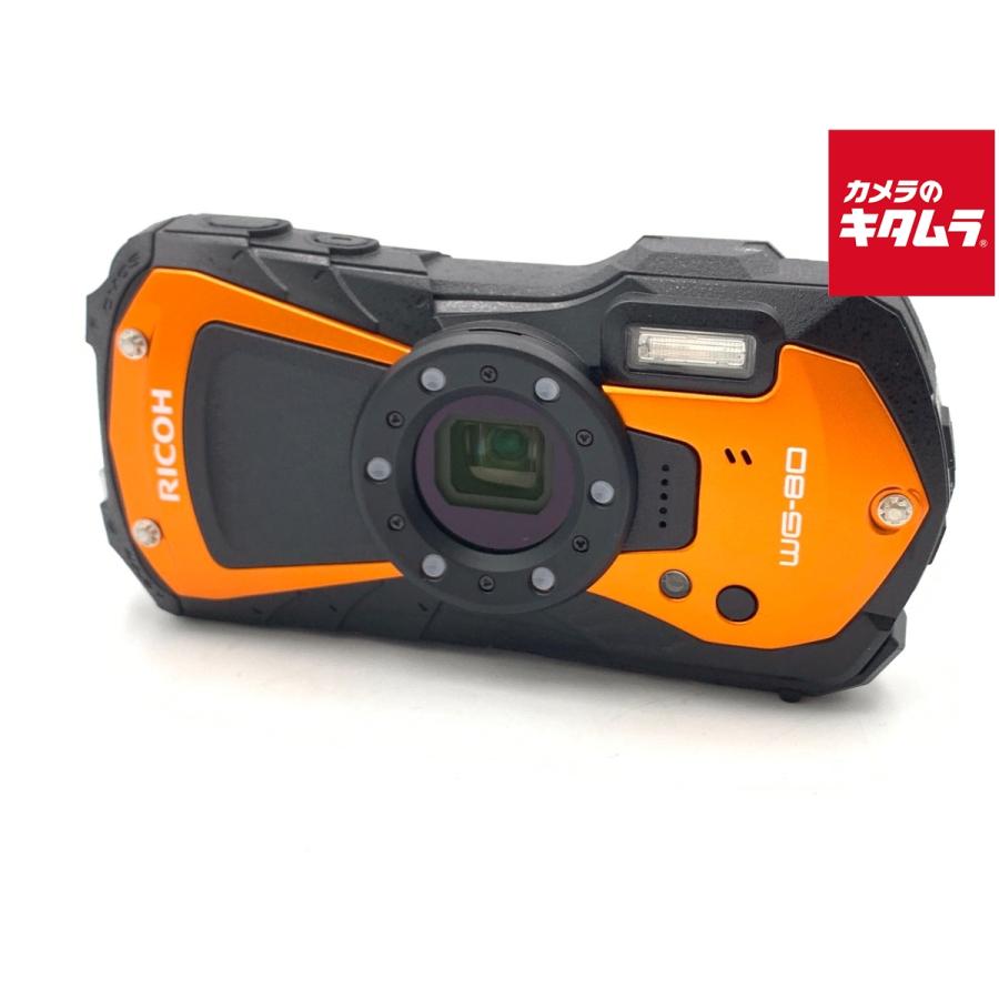 中古】 【美品】 リコー WG-80 オレンジ : カメラのキタムラヤフー店