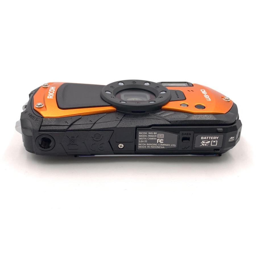 中古】 【美品】 リコー WG-80 オレンジ : カメラのキタムラヤフー店