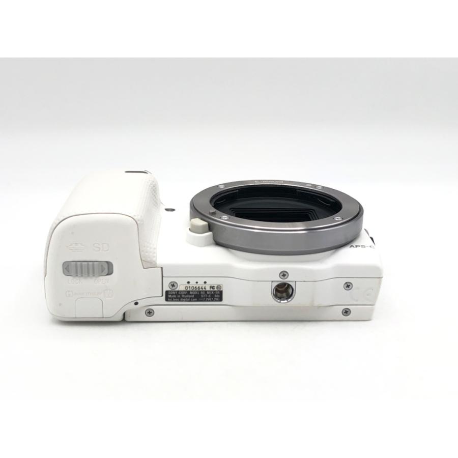 ☆実用品☆ SONY ソニー NEX-5R ミラーレス一眼カメラ ホワイト Amazon