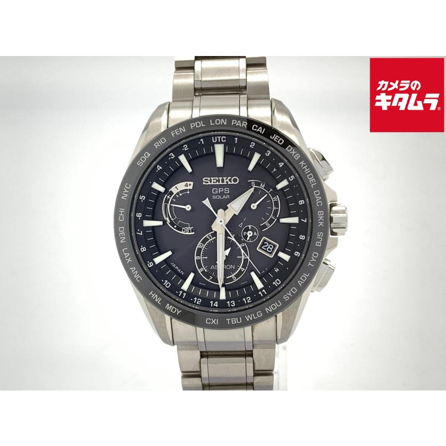 中古】 【良品】 セイコー アストロン ブラック SBXB077/8X53-0AD0-2