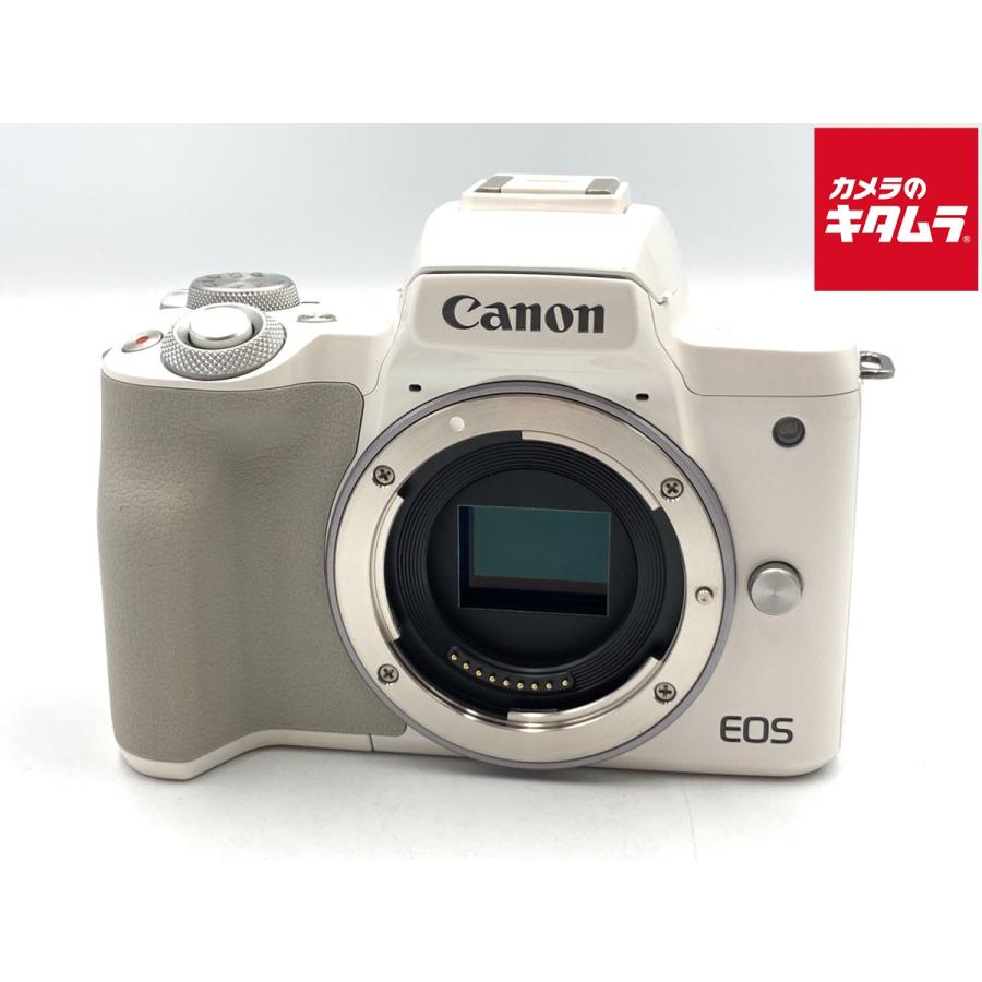 中古】 【美品】 キヤノン EOS Kiss M ボディ ホワイト : カメラの