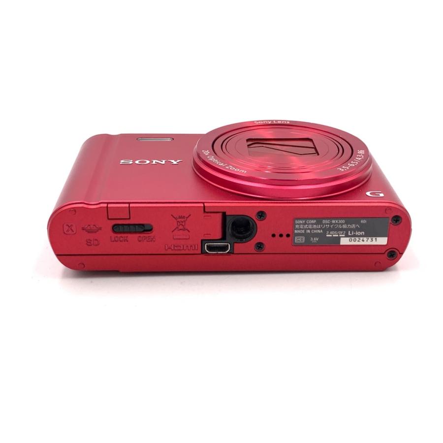 中古】 【難あり品】 ソニー Cyber-shot DSC-WX300 R レッド : カメラ