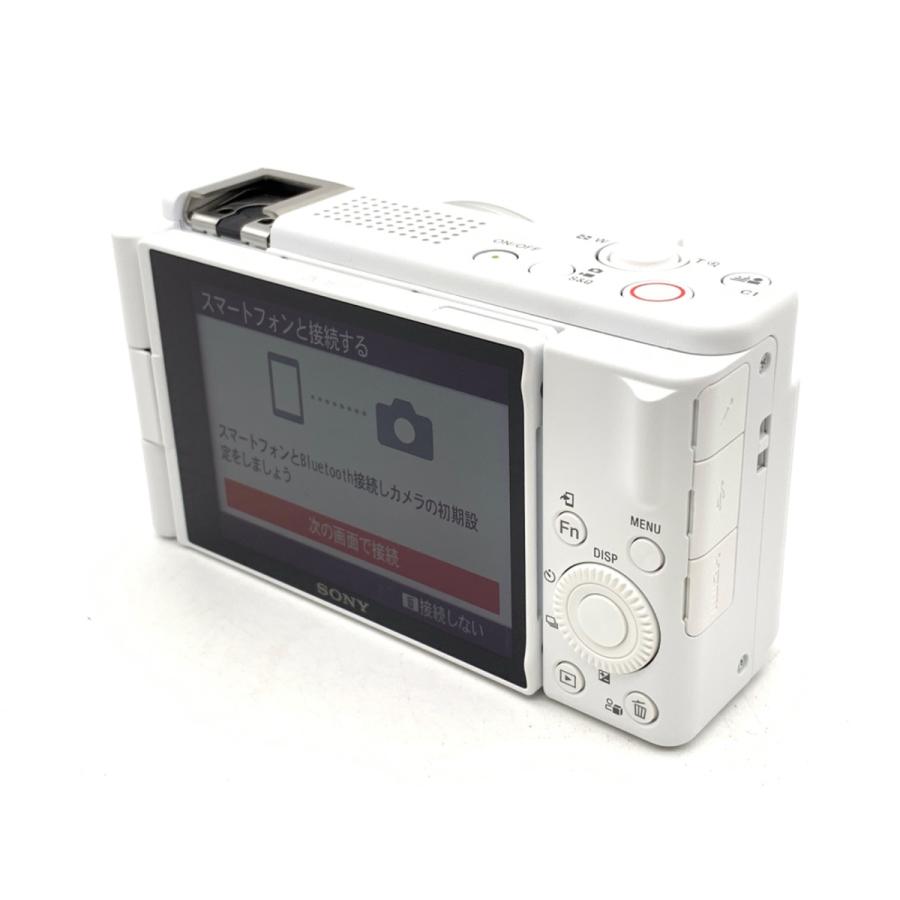 中古】 【美品】 ソニー VLOGCAM ZV-1F W ホワイト : 2443801111502 