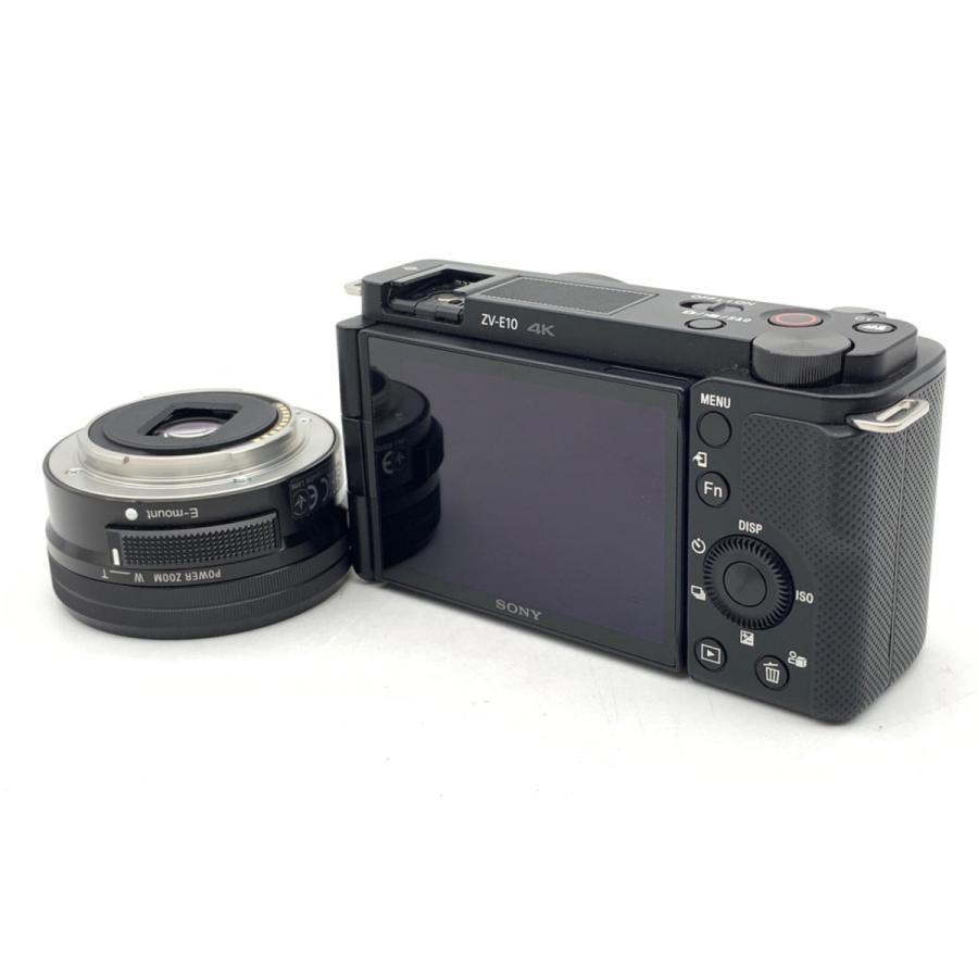 中古SONY ZV-E10 パワーズームレンズキット ブラック SONY（ソニー） 【中古】 【良品】 VLOGCAM ZV-E10 パワーズームレンズ