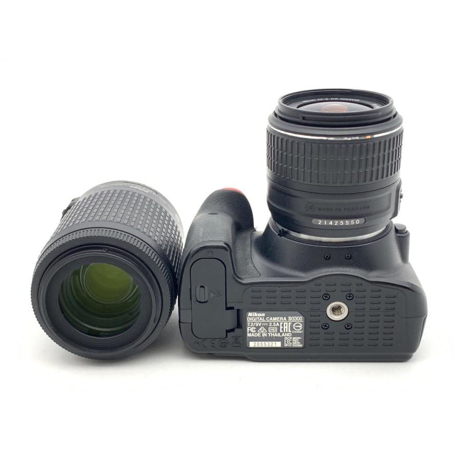Nikon ニコン D3300 ダブルズームキット BLACK 【公式通販】