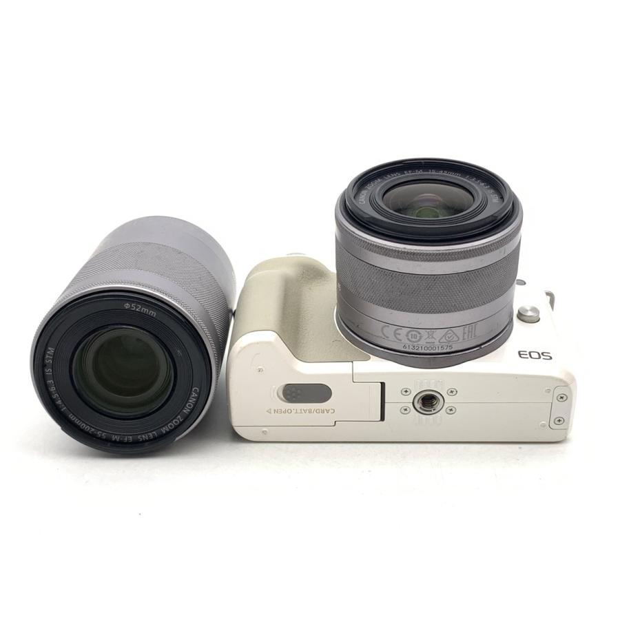 【中古】 【並品】 キヤノン EOS Kiss M ダブルズームキット ホワイト_2
