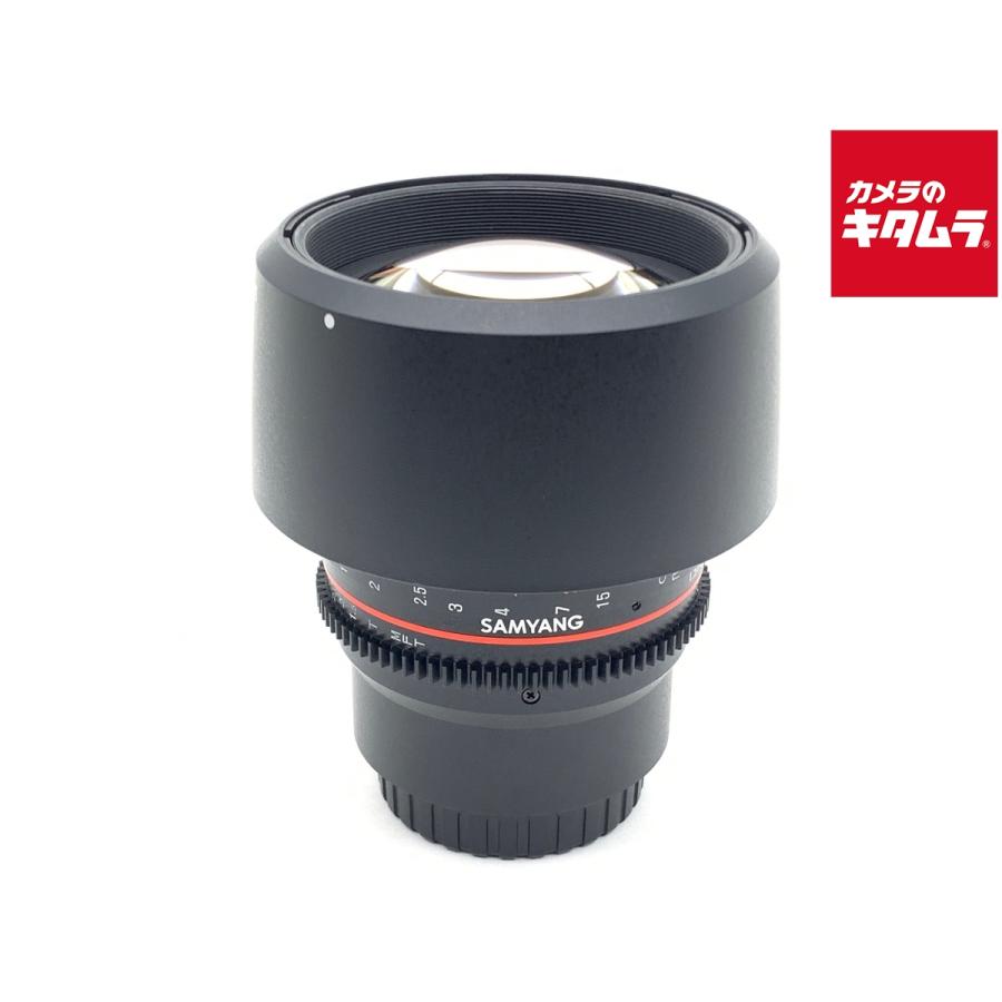 【中古】「未使用品」SAMYANG サムヤン 85mm T1.5 VDSLR AS IF UMC II Sony E用 Black SAMYANG（サムヤン） 【中古】 【並品】 85mm T1.5 マイクロフォー