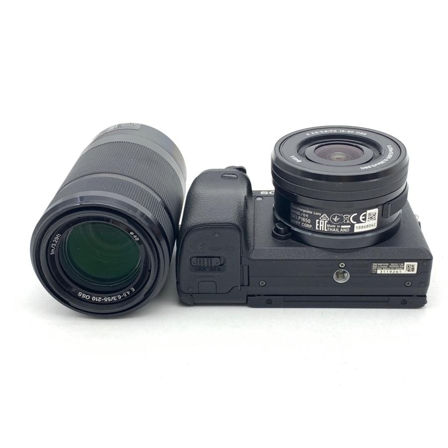 中古】 【並品】 ソニー α6400 ダブルズームレンズキット ブラック