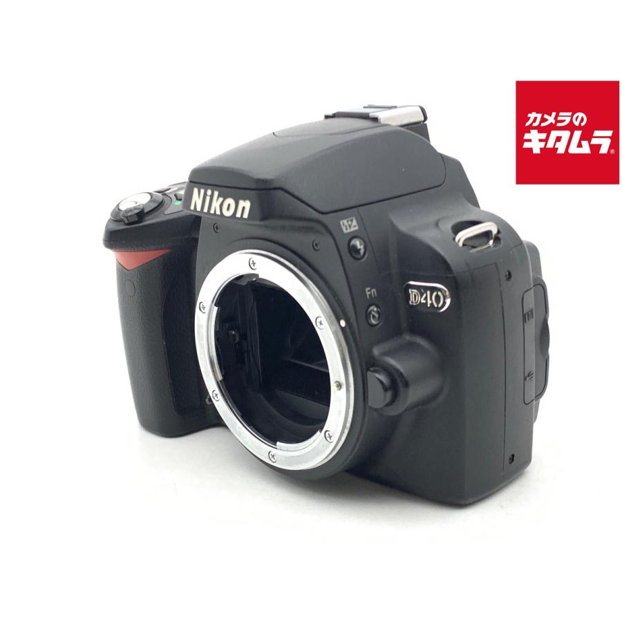 ニコン（Nikon） 【中古】 【並品】 D40 ブラックボディ : カメラの