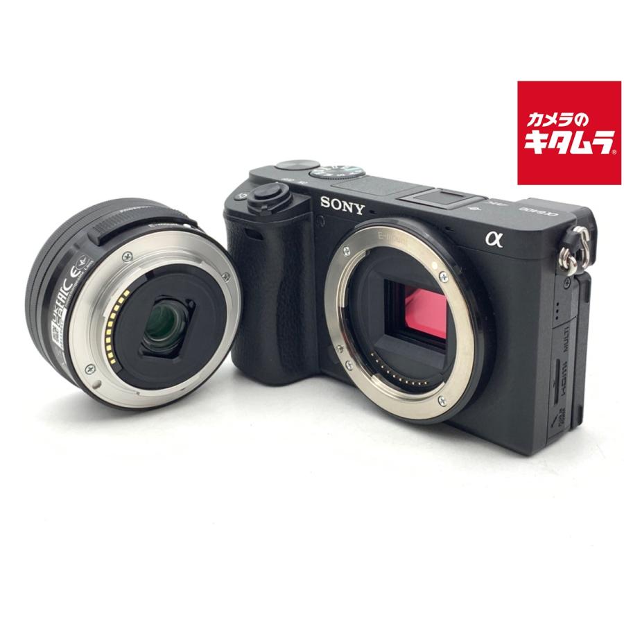 中古】 【良品】 ソニー α6400 パワーズームレンズキット ブラック