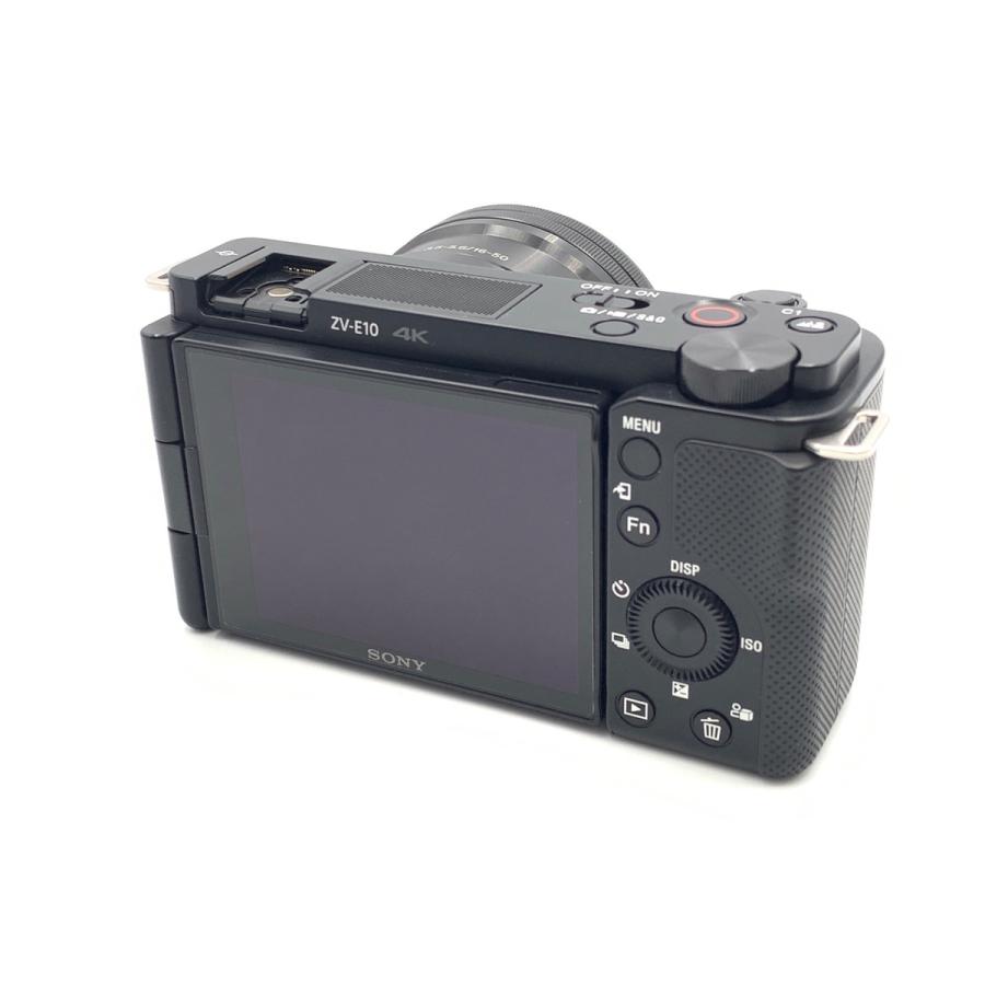 【中古】 【並品】 ソニー VLOGCAM ZV-E10 パワーズームレンズキット ブラックの画像