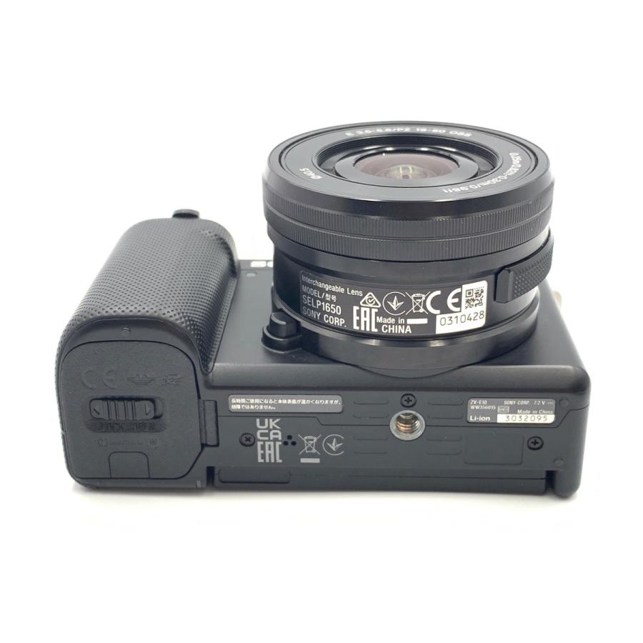 【中古】 【並品】 ソニー VLOGCAM ZV-E10 パワーズームレンズキット ブラックの画像