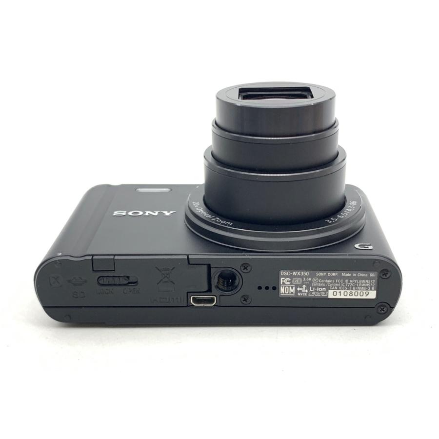 中古】 【並品】 ソニー Cyber-shot DSC-WX350 B ブラック : カメラの