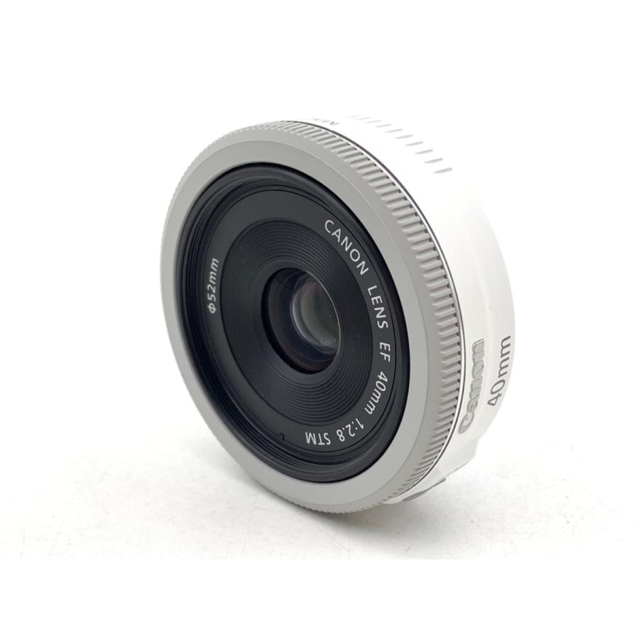 中古】 【良品】 キヤノン EF 40mm F2.8 STM ホワイト : カメラの