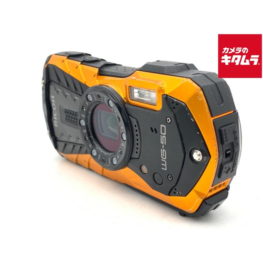 中古】 【並品】 リコー WG-50 オレンジ : カメラのキタムラヤフー店