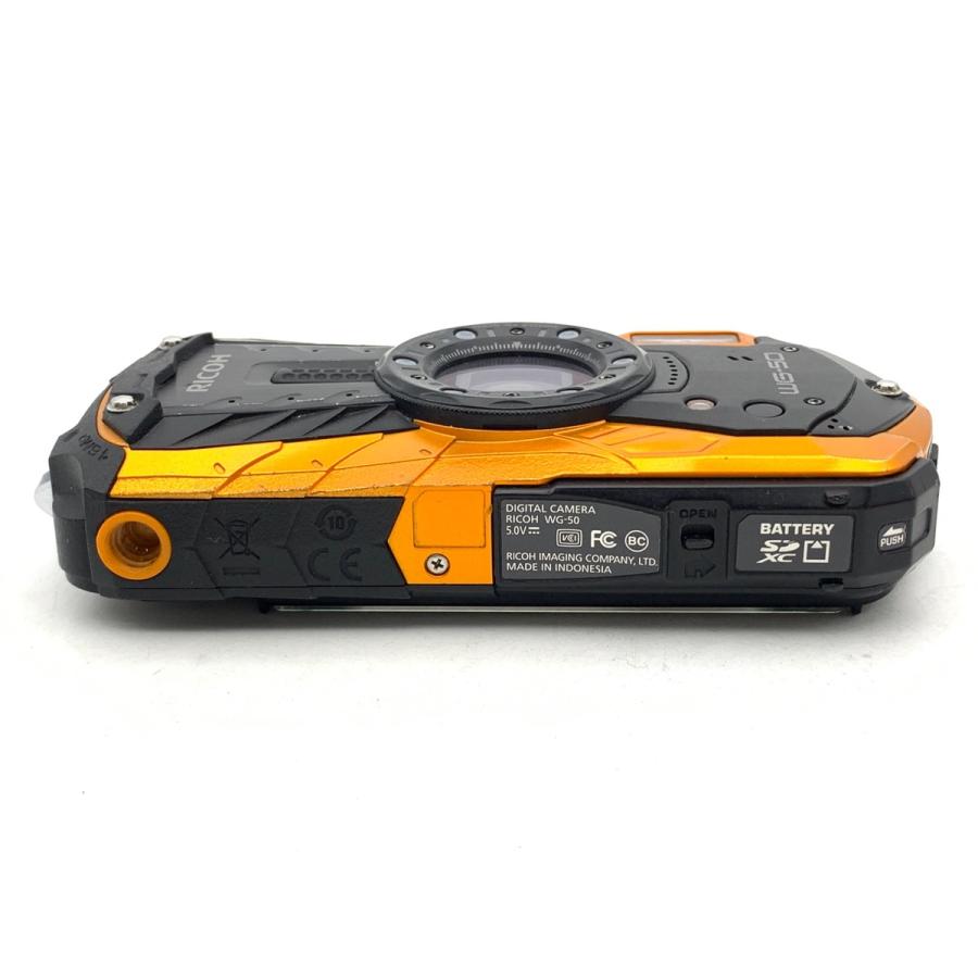 中古】 【並品】 リコー WG-50 オレンジ : カメラのキタムラヤフー店
