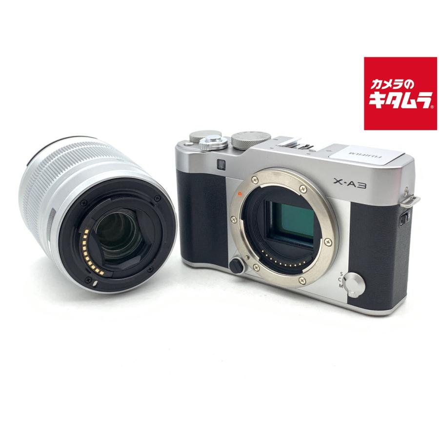 中古】 【並品】 フジフイルム X-A3 レンズキット シルバー : カメラの 