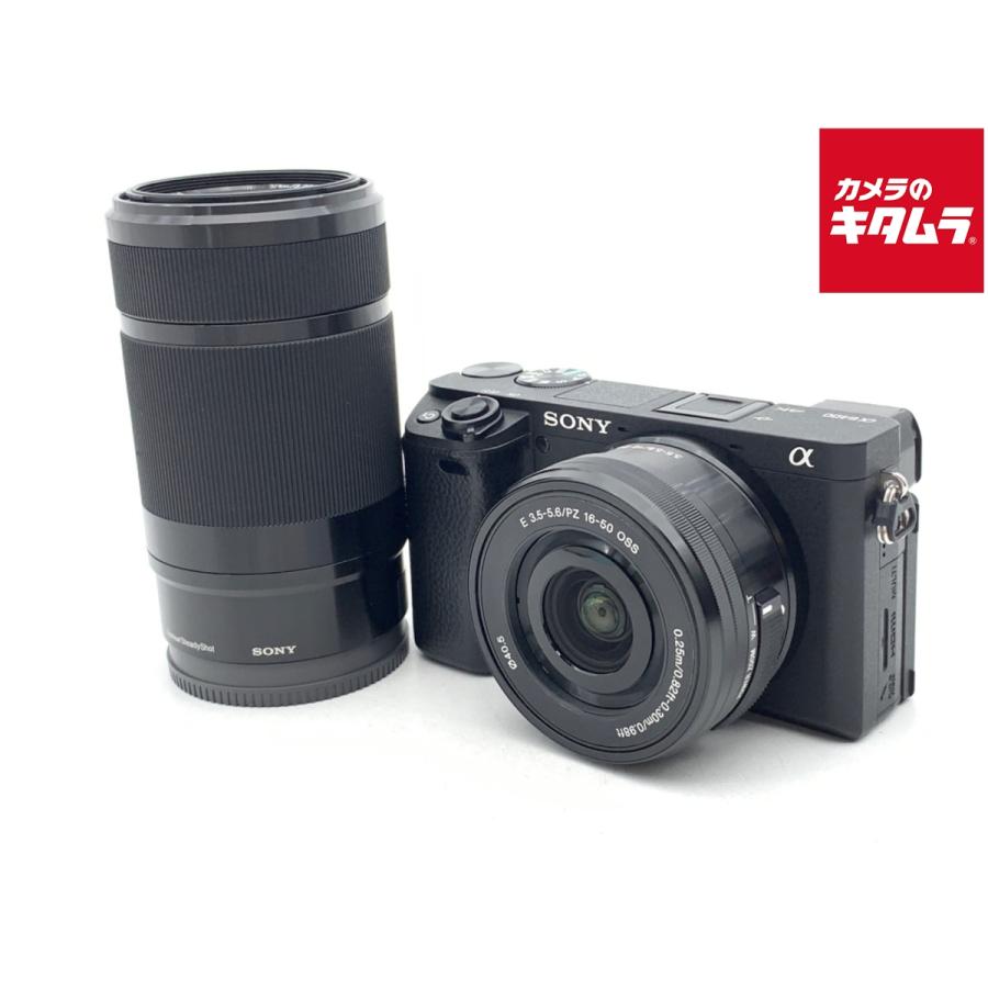 中古】 【良品】 ソニー α6400 ダブルズームレンズキット ブラック 