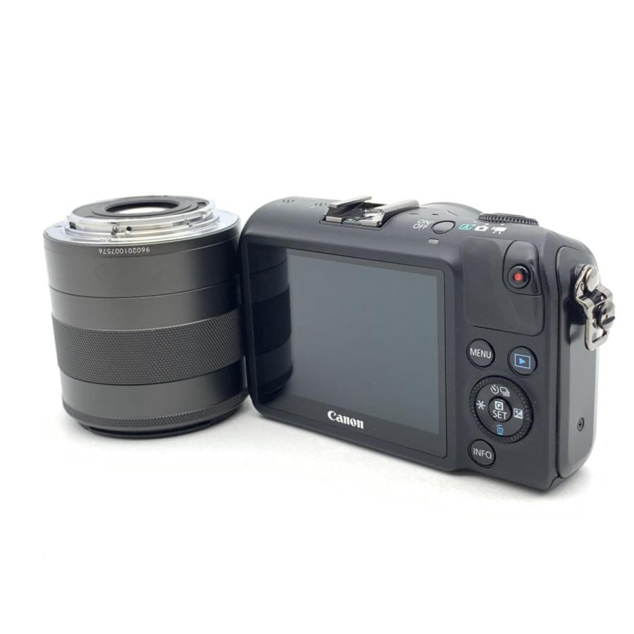 ■ 美品 ■ キヤノン　Canon EOS M100+ダブルレンズ 中古】 【良品】 キヤノン EOS M ダブルレンズキット ブラック