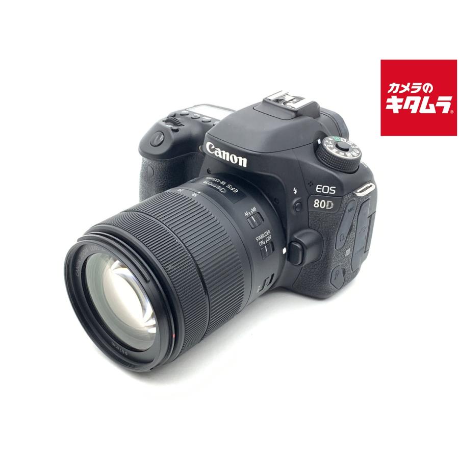 中古】 【並品】 キヤノン EOS 80D EF-S18-135 IS USM レンズキット 
