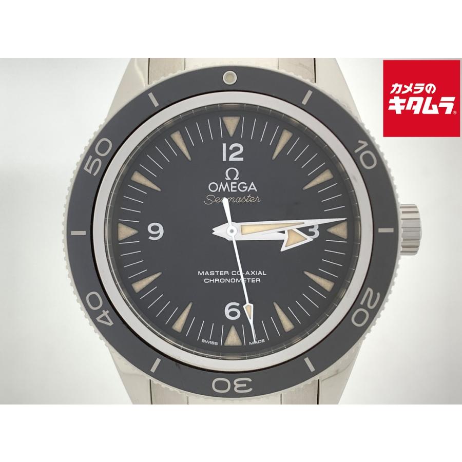 中古】 【美品】 オメガ(OMEGA) シーマスター 300Mマスター ブラック 
