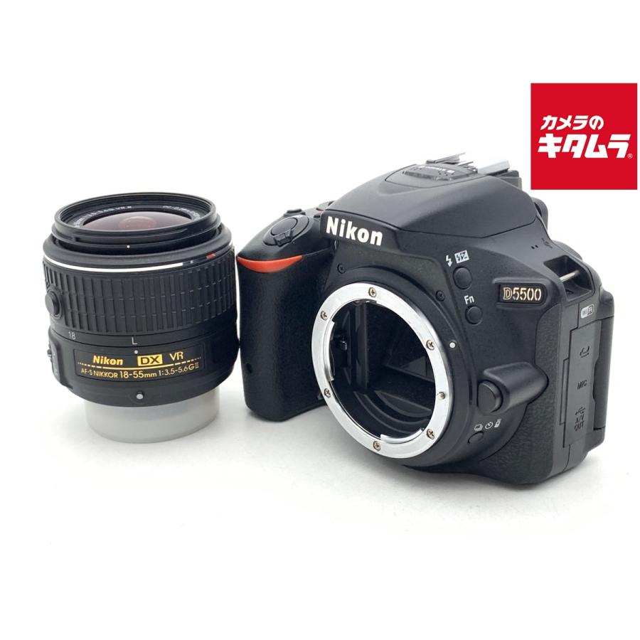 中古】 【並品】 ニコン D5500 18-55 VR II レンズキット ブラック 